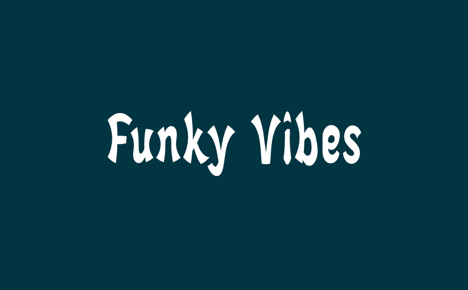 Funky Vibes font big