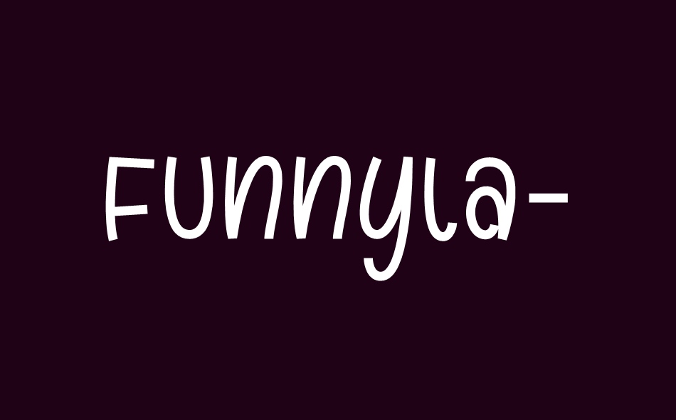 Funnyla font big