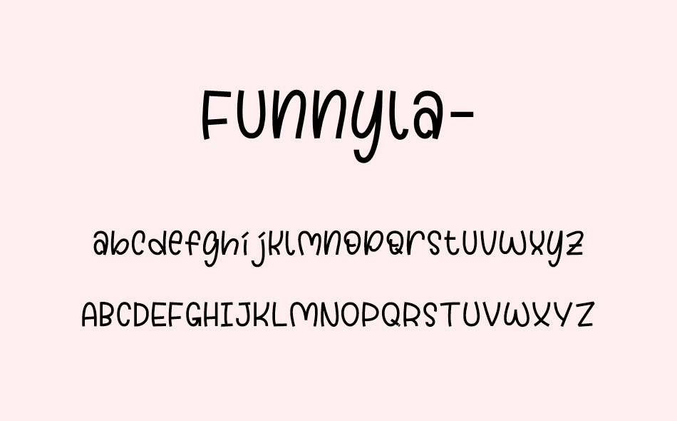 Funnyla font