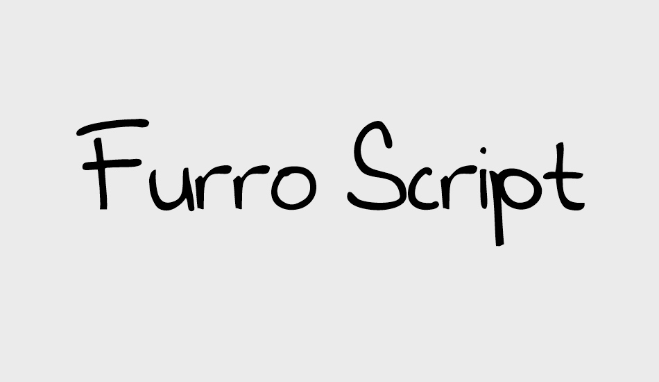 furro-script font big