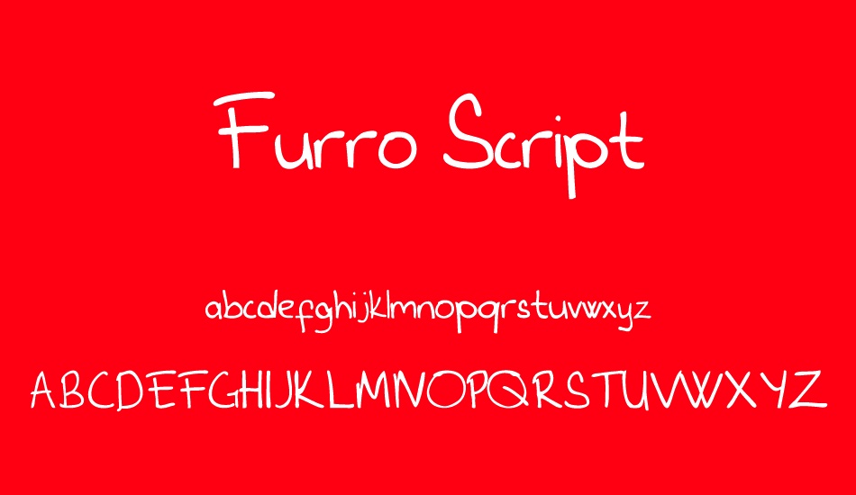 furro-script font