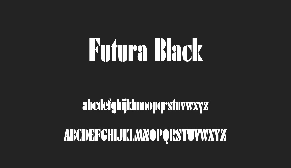 futura-black font