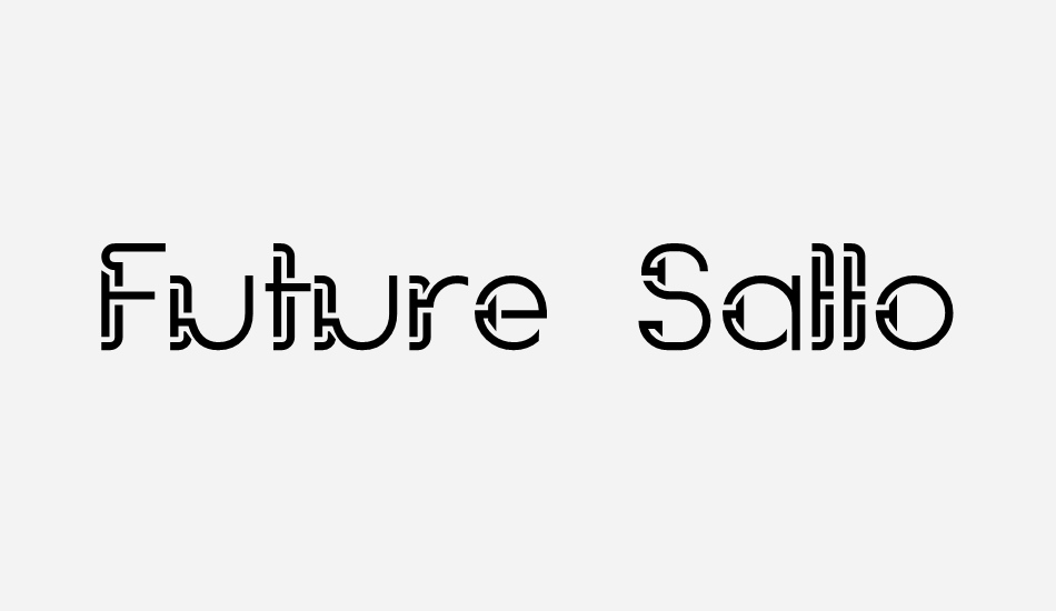future-sallow font big