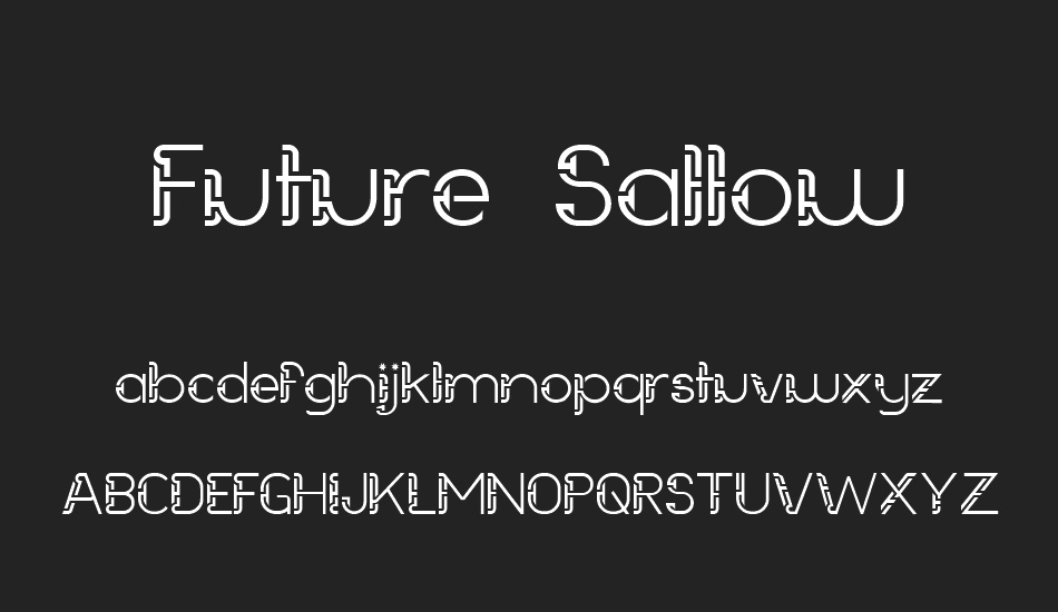future-sallow font