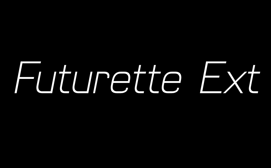 Futurette font big