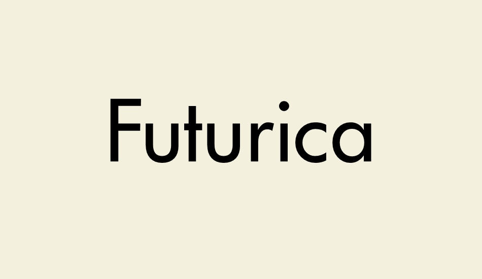 futurica font big