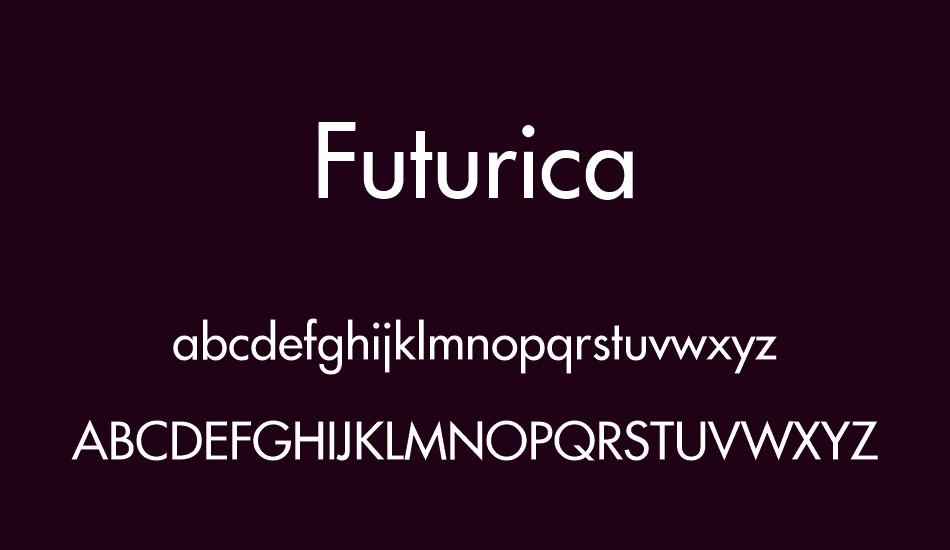futurica font