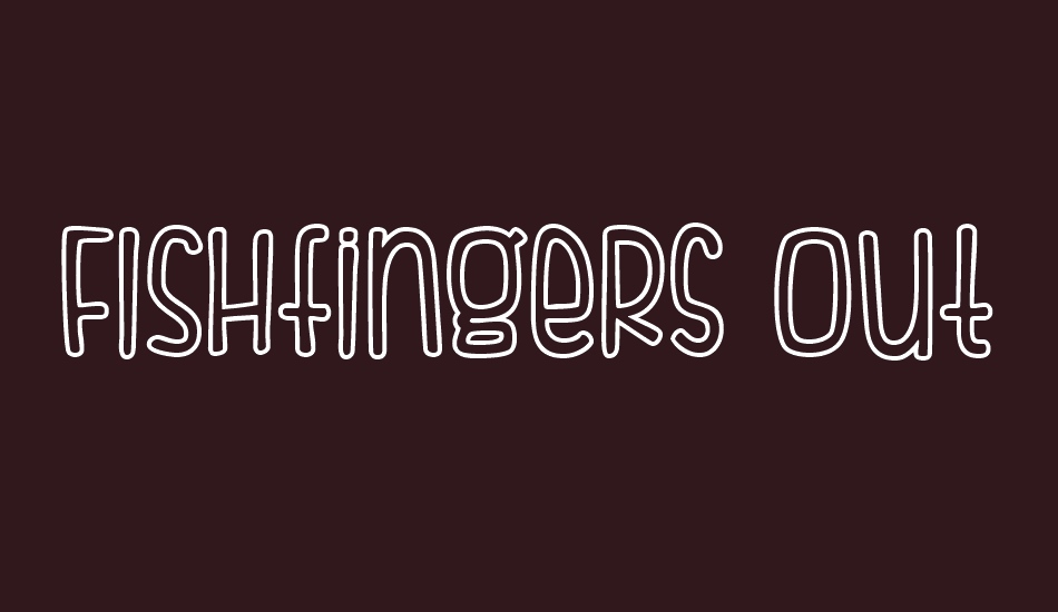 fıshfingers-outline font big