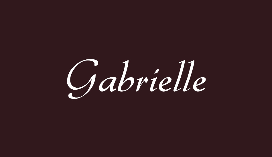 gabrielle font big