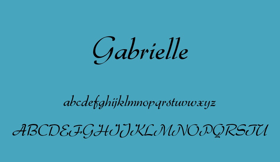 gabrielle font