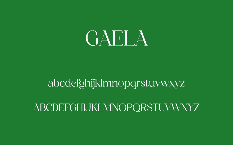 Gaela font