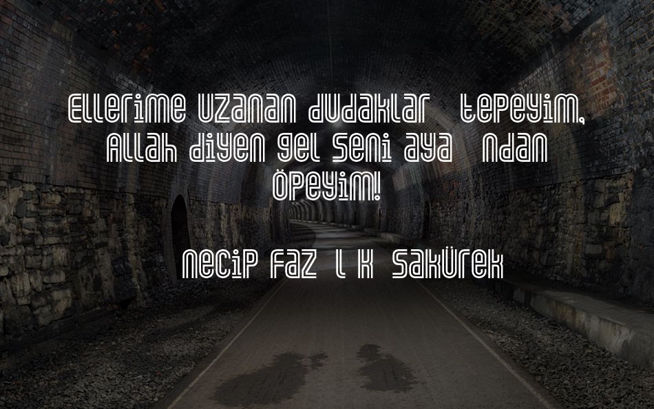 galledıs font text