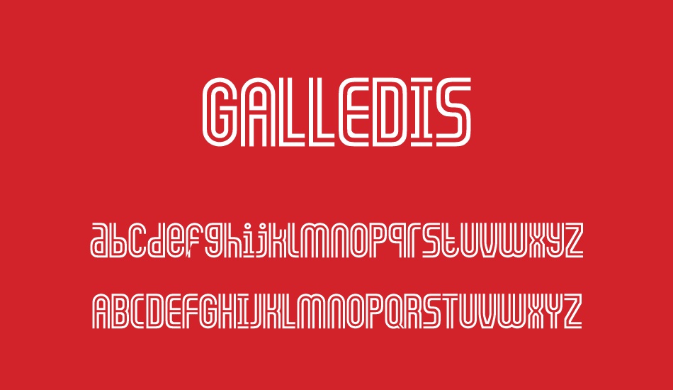 galledıs font