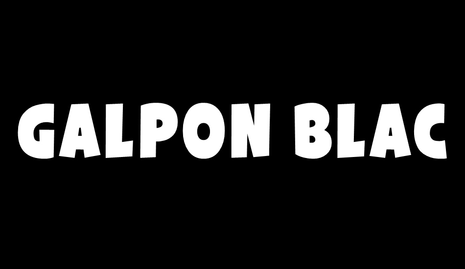galpon-black font big
