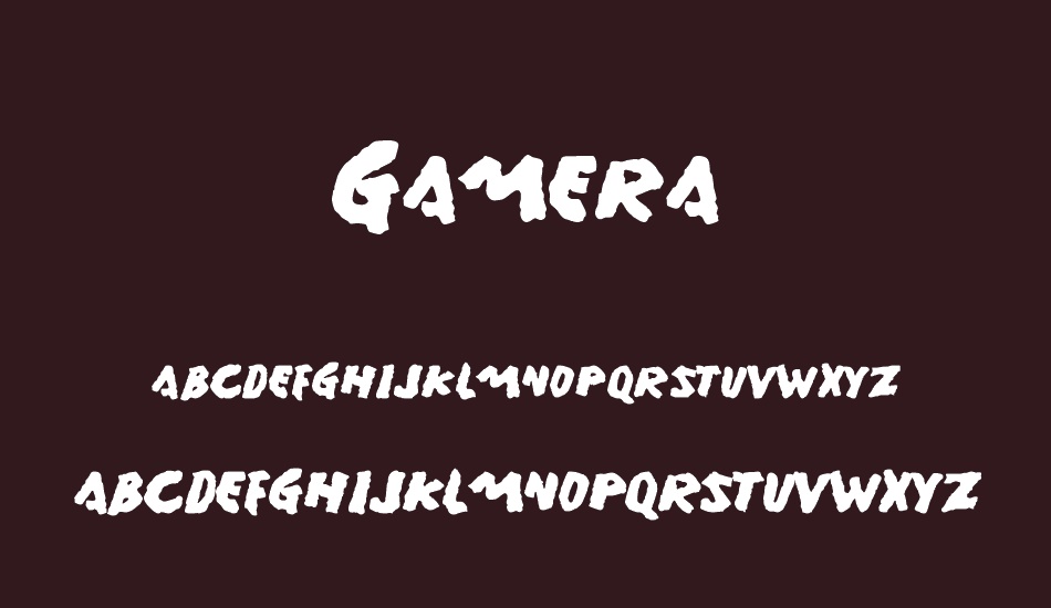 gamera font