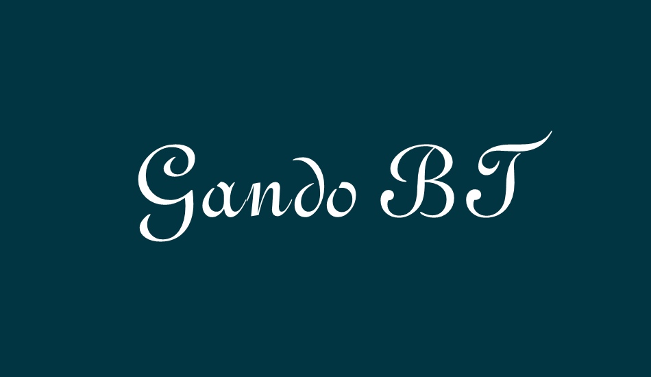 gando-bt font big