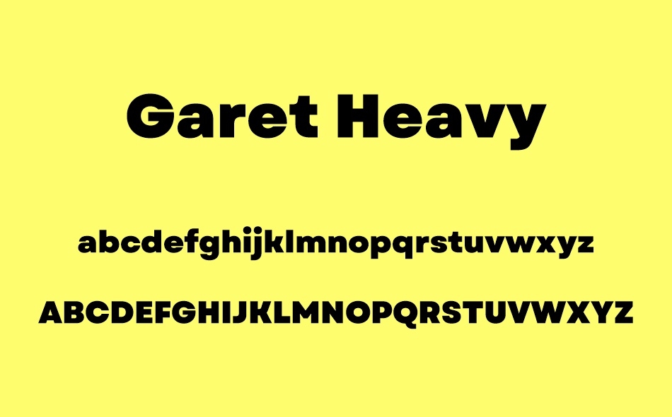 Garet font