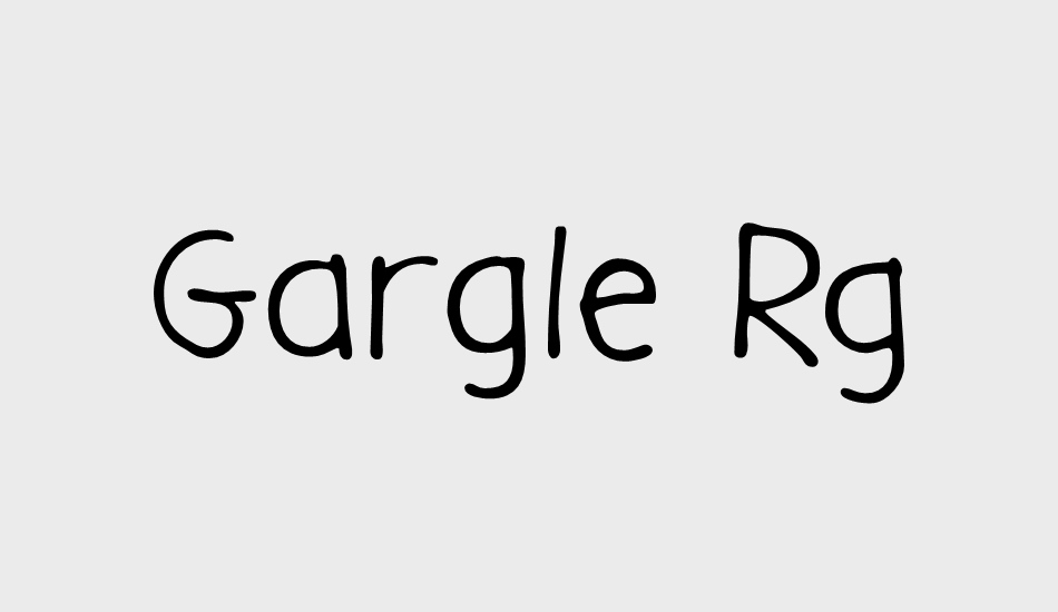 gargle-rg font big