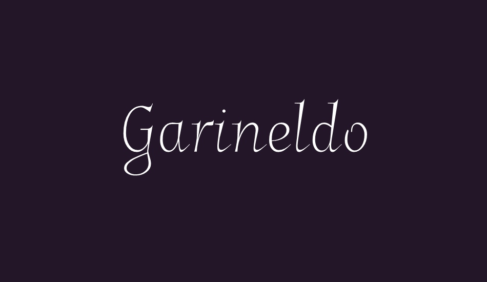 garineldo font big