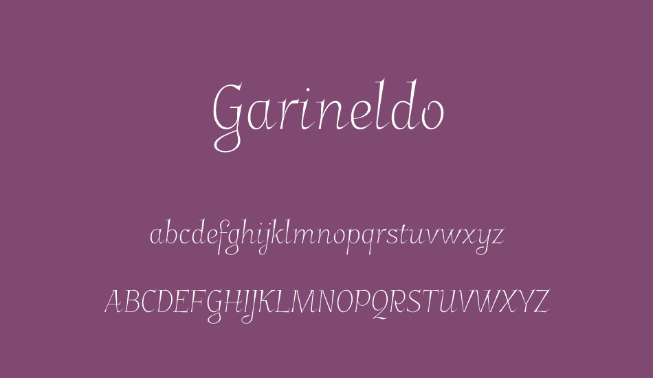 garineldo font