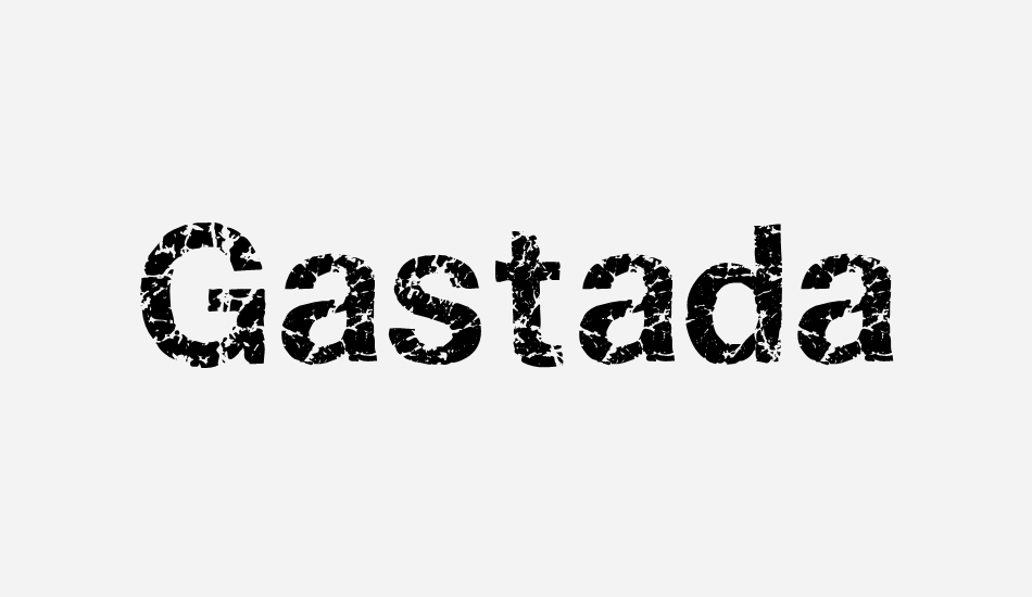 gastada font big