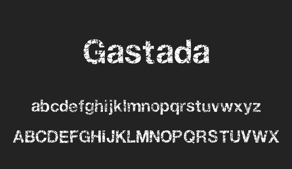 gastada font