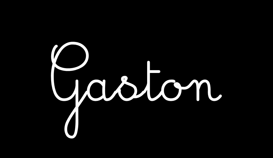 gaston-demo font big