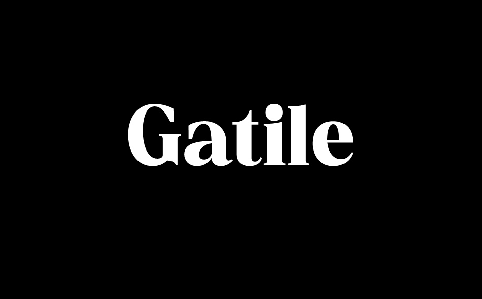 Gatile font big