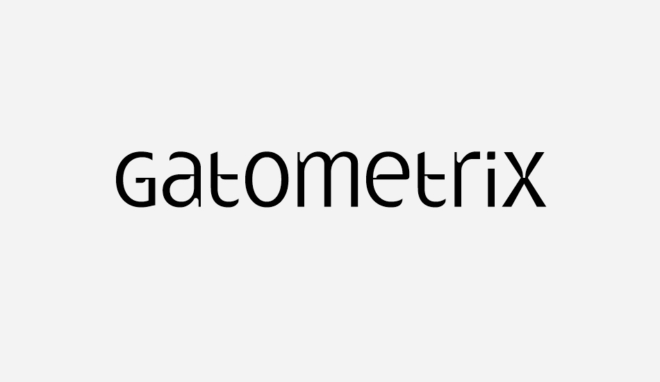 gatometrix font big