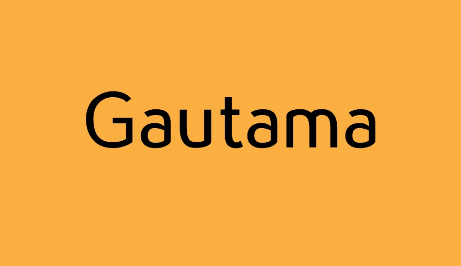 gautama font big