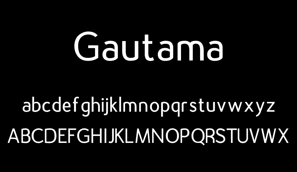 gautama font