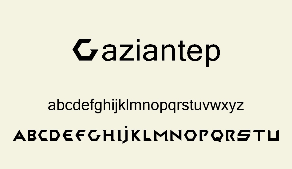 gaziantep font