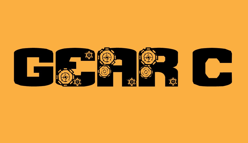 gear-crank font big