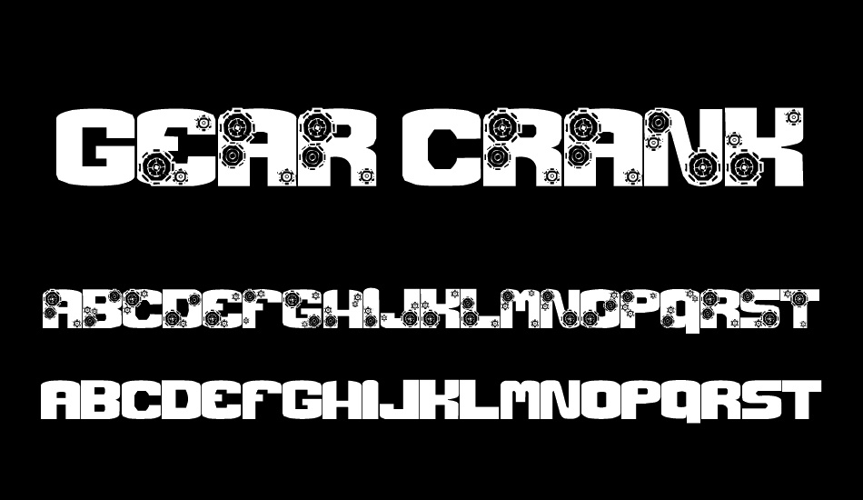gear-crank font
