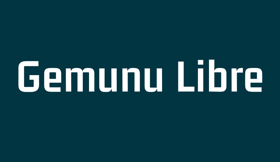 gemunu-libre font big