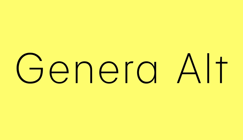 genera-alt-light font big