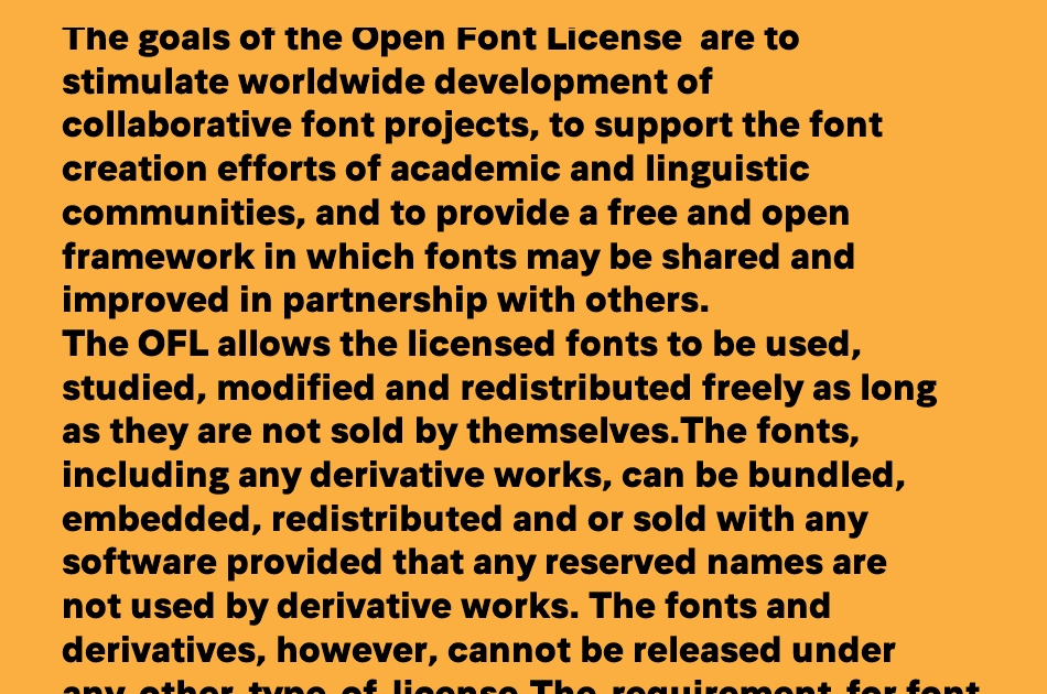 Genera Grotesk font 1