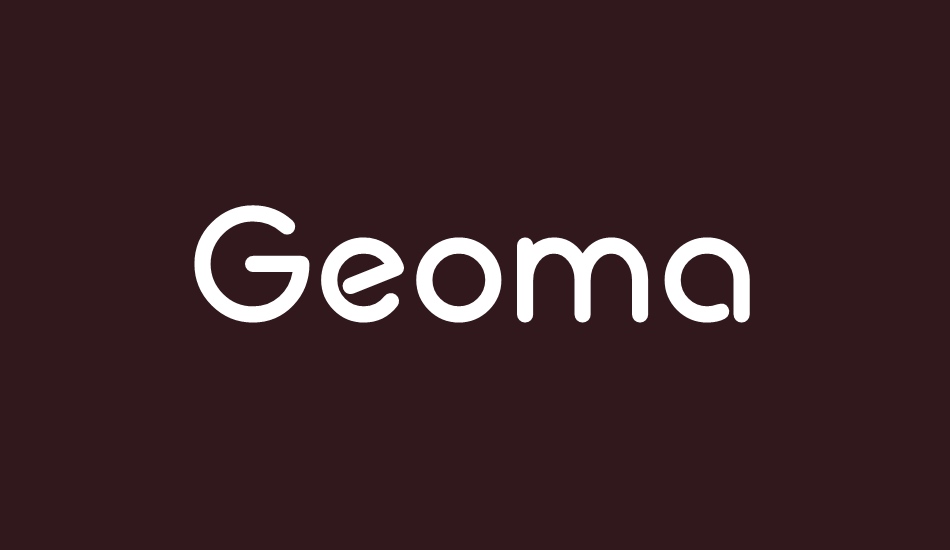 geoma-regular-demo font big