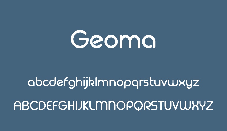 geoma-regular-demo font