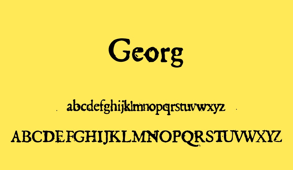 georg font