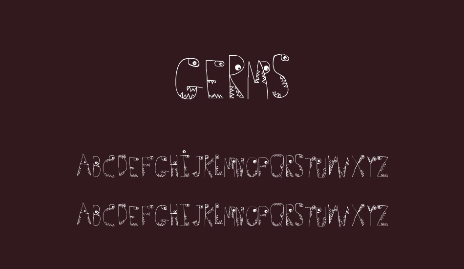 germs font