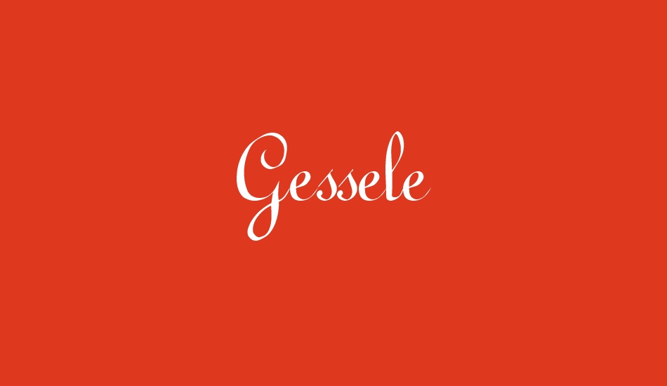 gessele font big