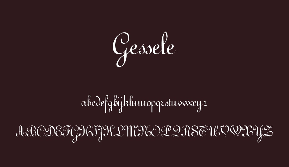 gessele font