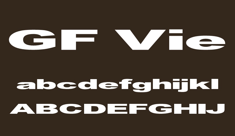 gf-vienna-heavy font