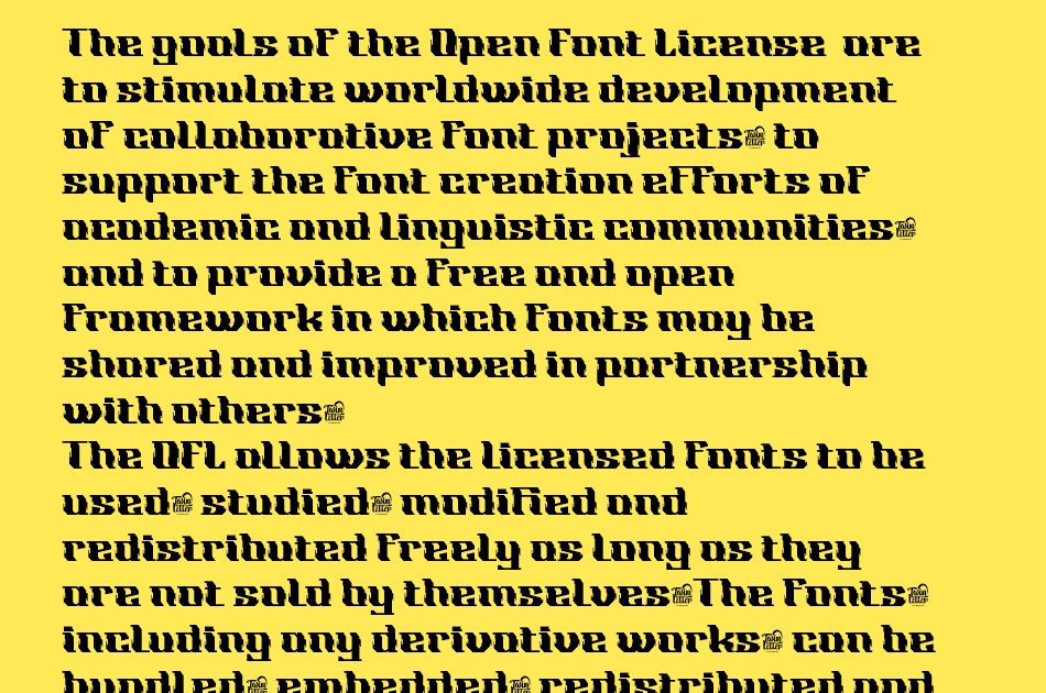 Ghora font 1