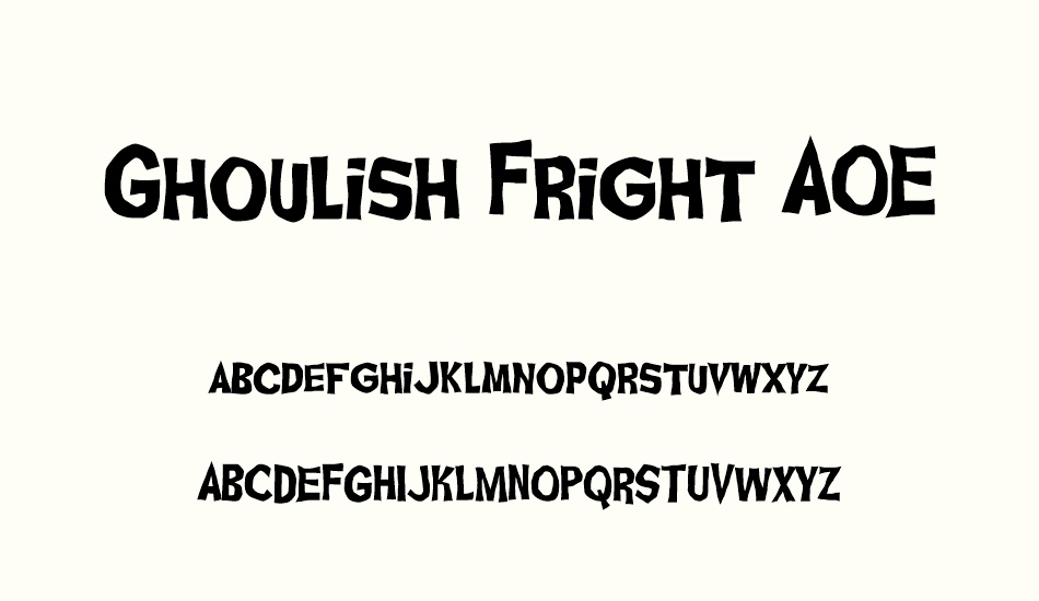 ghoulish-fright-aoe font