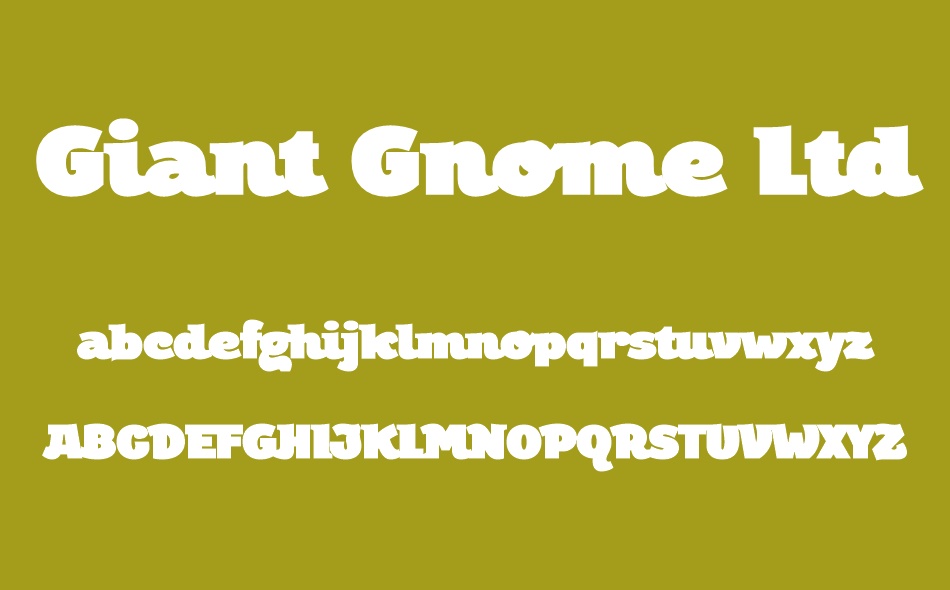 Giant Gnome font