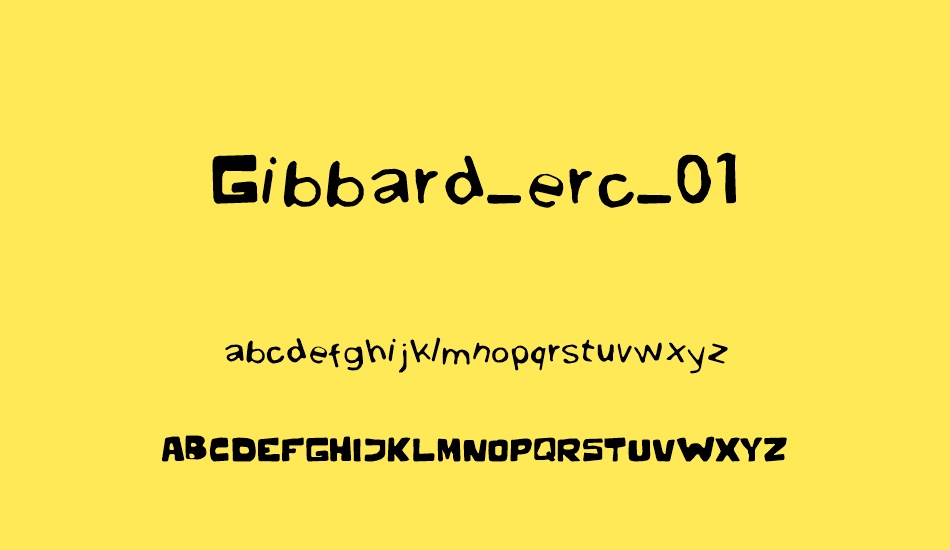gibbard-erc-01 font