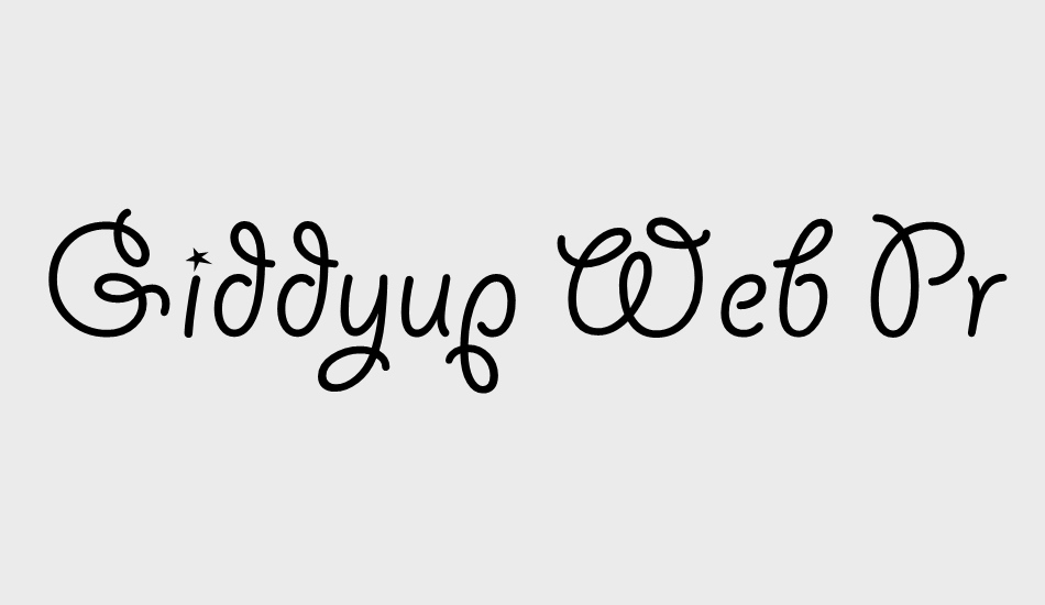 giddyup-web-pro font big