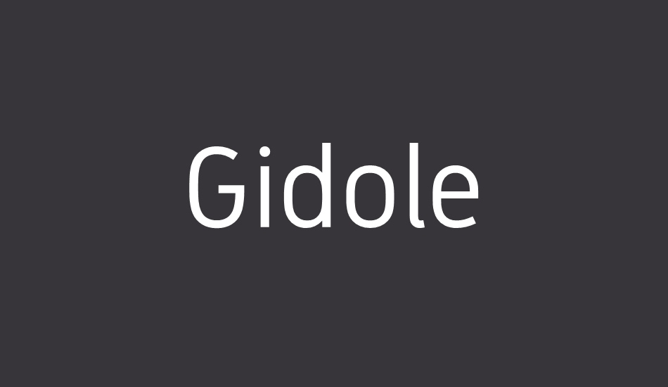 gidole font big